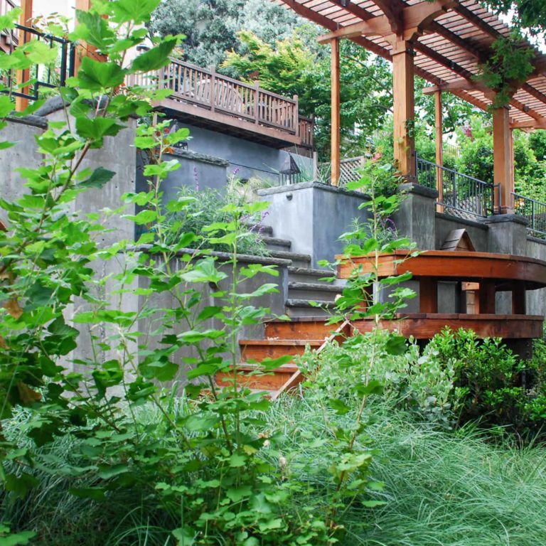 retaining walls bay area with outdoor landscaping