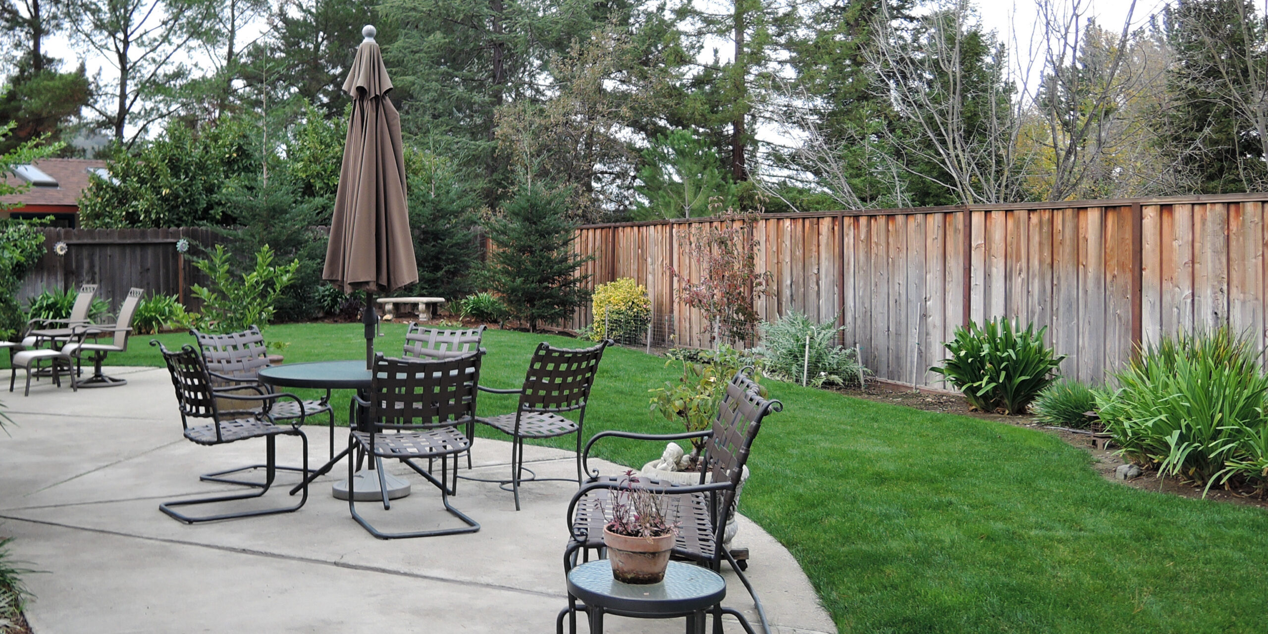 romantic backyard bay area napa