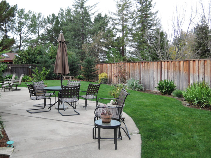 romantic backyard bay area napa